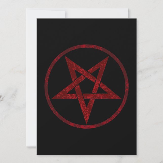 Save The Date Pentagram Red Devil (Devant)