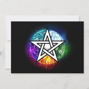 Save The Date pentagramme du Wiccan