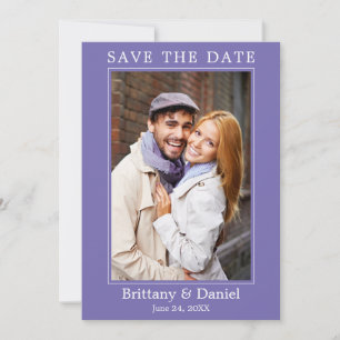 Save The Date Périmètre photo minimaliste moderne