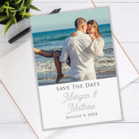 Save The Date Personalize Photo & Names