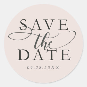 Save the date personalized envelope seal