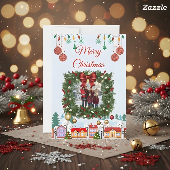 Save The Date Personalized Family Christmas Photo Card (Créateur téléchargé)