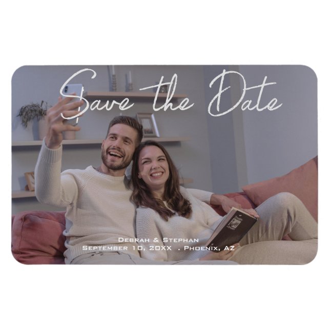 Save The Date | Personalized Photo Magnets (Horizontal)