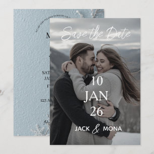 Save the date Personalized Simple Modern wedding Invitation