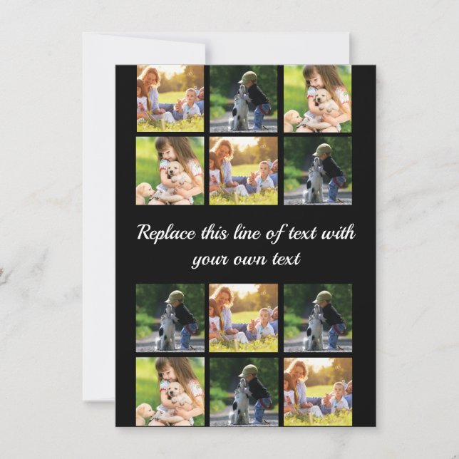Save The Date Personnaliser le collage photo et le texte Coque-M (Devant)