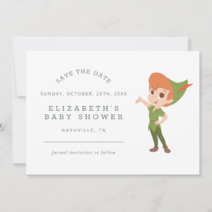 Save The Date Peter Pan Neverland Baby Shower