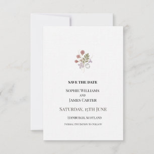 Save The Date Petit Mariage Floral