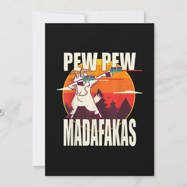 Save The Date Pew Pew Madafakas (Devant)