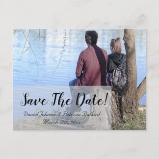 Save The Date Photo Announcement Postcard