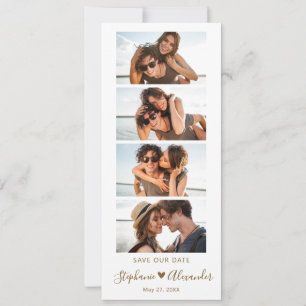 Save The Date Photo Booth Signet Script Wedding Enregistrer la d