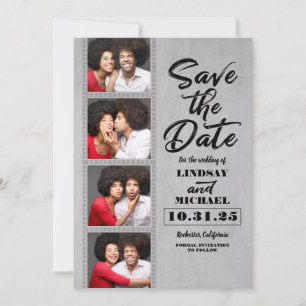Save The Date Photo Booth Signet thème amusant Enregistrer la da