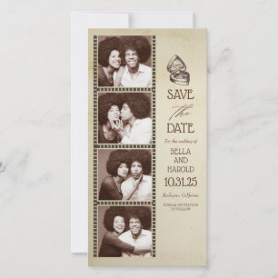 Save The Date Photo Booth Thème Vintage Enregistrer la date