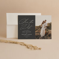 Photo Calligraphy Wedding Modern