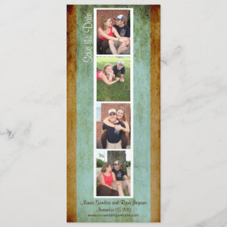 Save The Date Photo Creative Booth Enregistrer la date (Bleu et