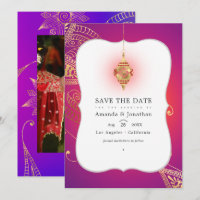Photo de mariage bollywood arabe à feuille d'or