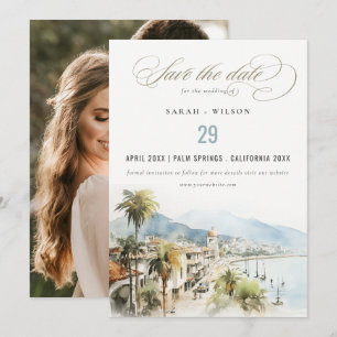 Save The Date Photo de mariage paysage de Santa Marta Colombie