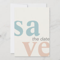 Photo de plage estivale Enregistrer la date