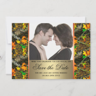 Save The Date Photo de sauvegarde de date Camo
