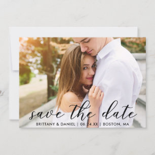 Save The Date Photo de script moderne et tendance