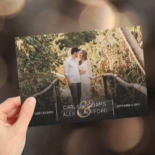 Save The Date Photo Design Mariage Moderne Enregistrer La Date