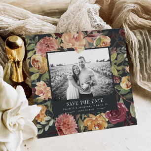Save The Date Photo du Jardin du clair de lune Enregistrer la Ca