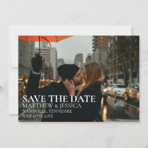 Save The Date Photo du Mariage de New York Enregistrer la date
