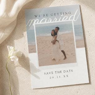 Save The Date Photo éditorial de mariage Editorial