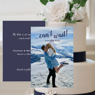 Save The Date Photo Enregistrer la date Fiançailles Mariage