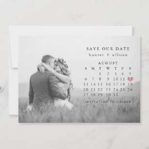 Save The Date Photo Enregistrer Le Calendrier Date