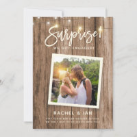 Photo Fiançailles de surprise Rustique moderne