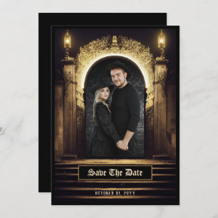Save The Date Photo gothique élégante Enregistrer la date