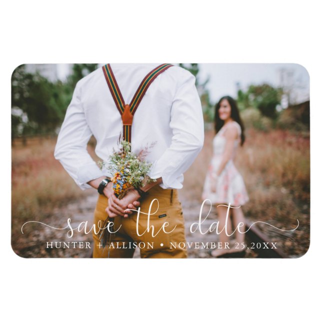 Save the Date | Photo Magnet (Horizontal)