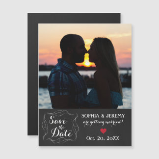 Save the Date Photo Magnet - 2
