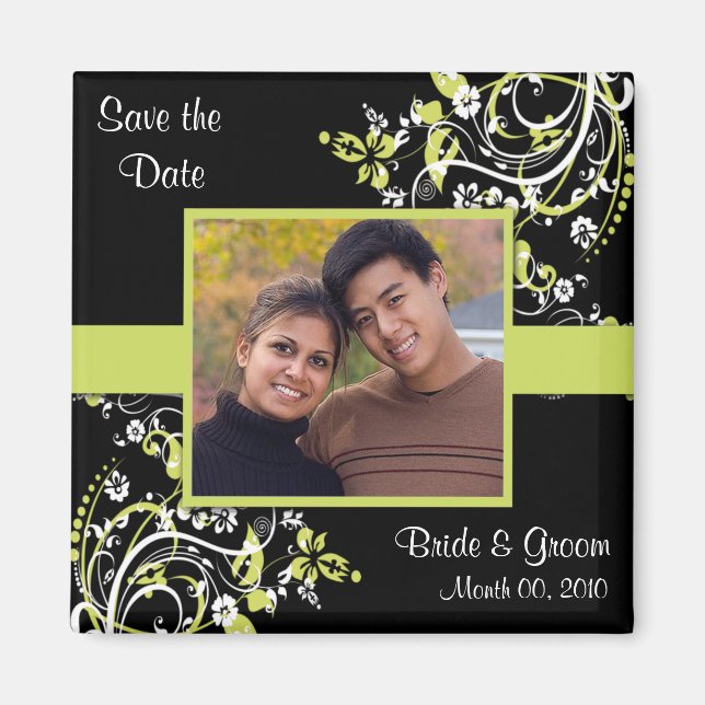 Save the Date Photo Magnets (Front)