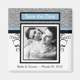 Save the Date Photo Magnets