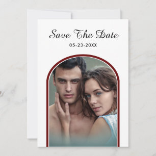 Save The Date Photo Mariage moderne tout simplement élégante