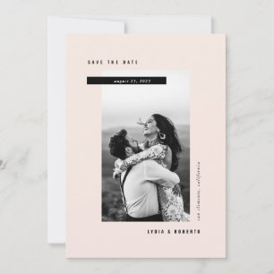Save The Date Photo minimaliste moderne
