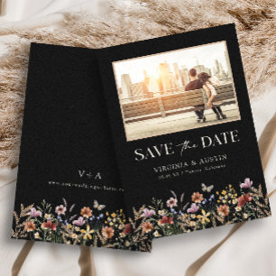 Save The Date Photo Moderne Boho Enregistrer La Date