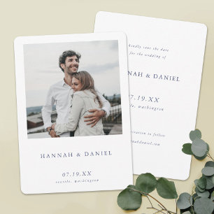 Save The Date Photo moderne Enregistrer la date Mariage Inviter