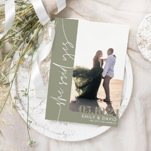 Save The Date Photo moderne tendance