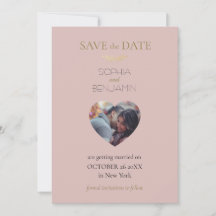 Photo Personnalisée Mariage simple et minimaliste