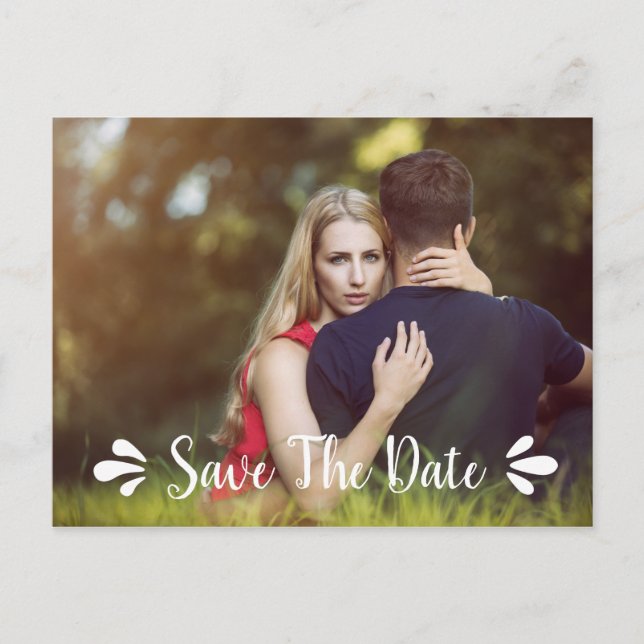 Save the Date Photo Postcard (Front)