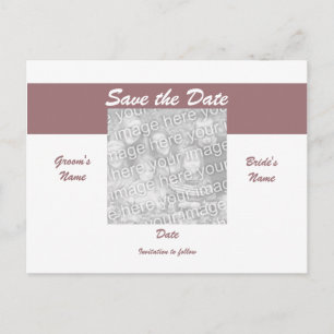 Save the Date Photo Postcard - Customized
