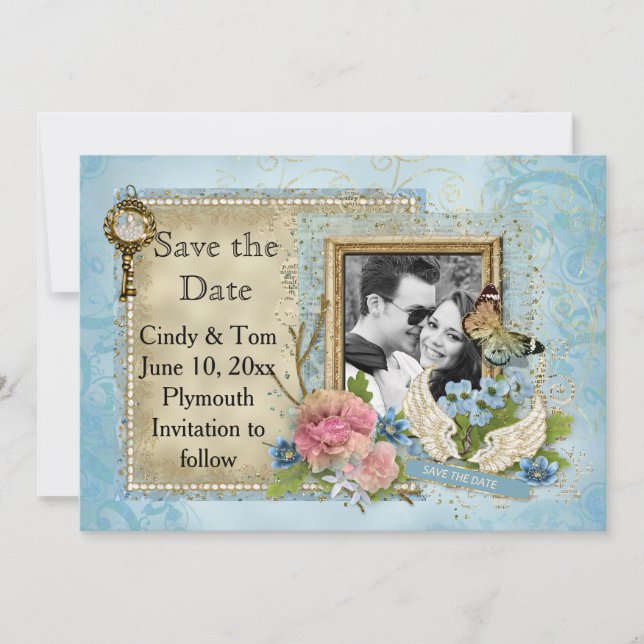 Save The Date Photo romantique Sauvez la date (Devant)