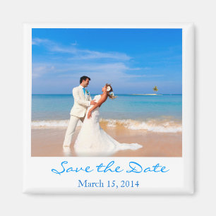 Save the Date  Photo Style Magnet