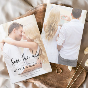 Save the Date Photo Transparent Wedding