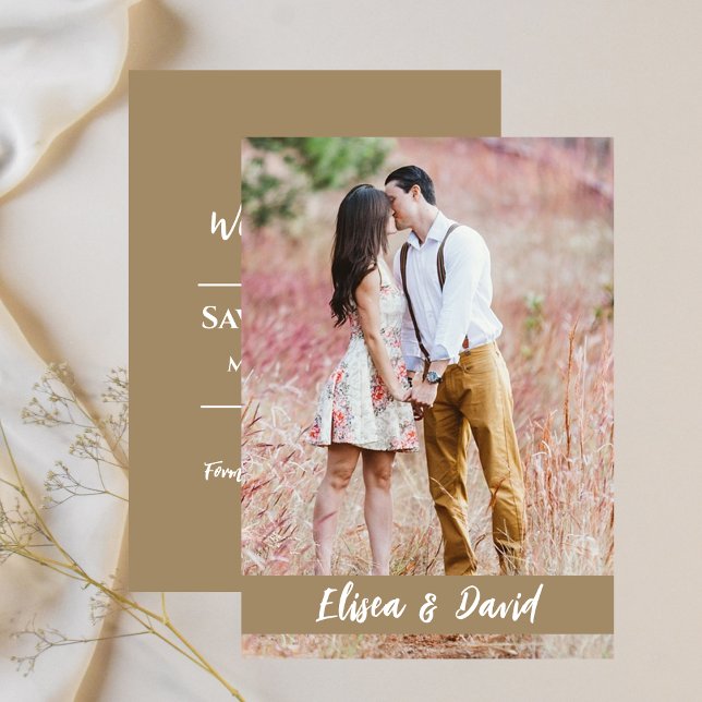 Save The Date Photo Wedding Announcement (Save The Date Photo Wedding Announcement)