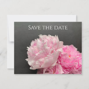 Save The Date Pignon rose avec espace texte