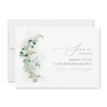 PixDezines Aquarelle Eucalyptus Wreath Vert