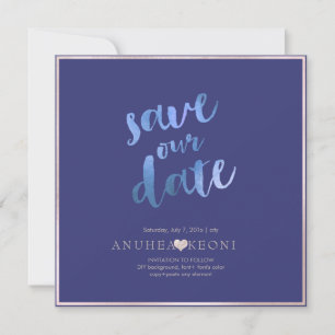Save The Date PixDezines BOTANICA LOVE SAVE DATE BLUSH PINK